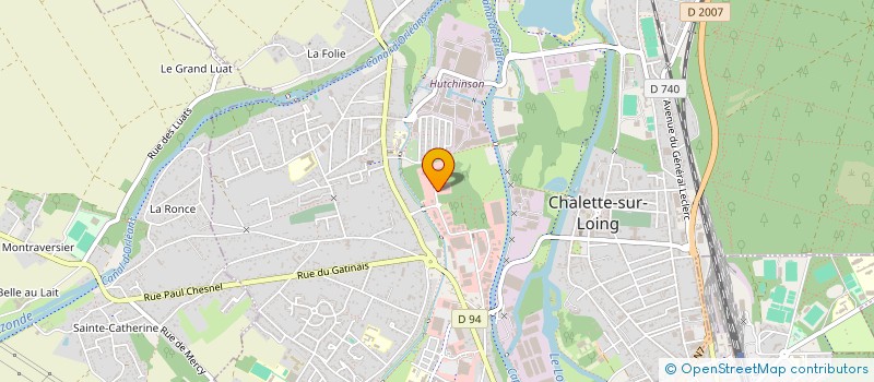 localisation de l'entreprise P.M FERMETURES à CHALETTE-SUR-LOING