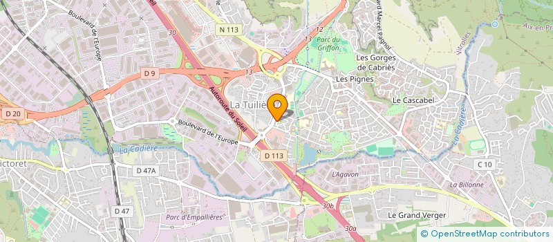 localisation de l'entreprise P.M.G 13 à VITROLLES