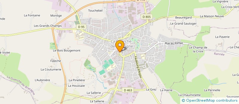 localisation de l'entreprise P M G  LA GUERCHE-DE-BRETAGNE