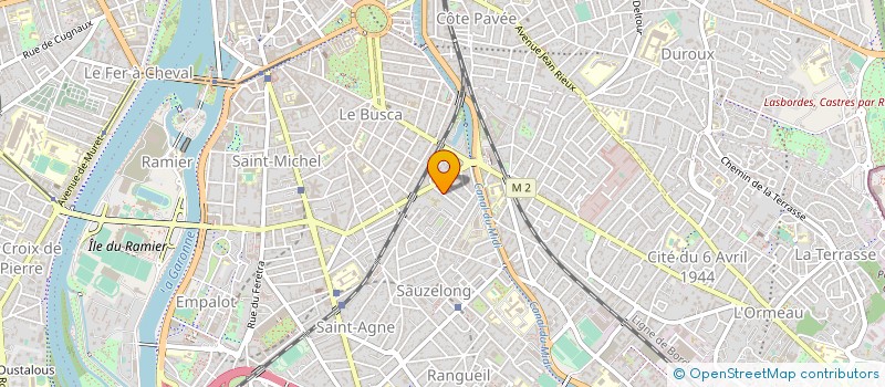 localisation de l'entreprise P.M.G  TOULOUSE