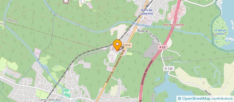 localisation de l'entreprise P.M.G.  ONDRES