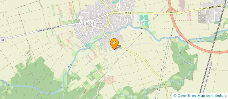 localisation de l'entreprise P.M.G.  GEISPOLSHEIM