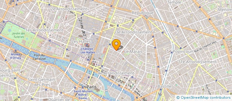 localisation de l'entreprise P.M.G.A à PARIS