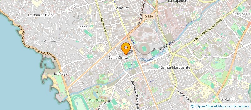 localisation de l'entreprise P.M.G EXPERTISE  MARSEILLE