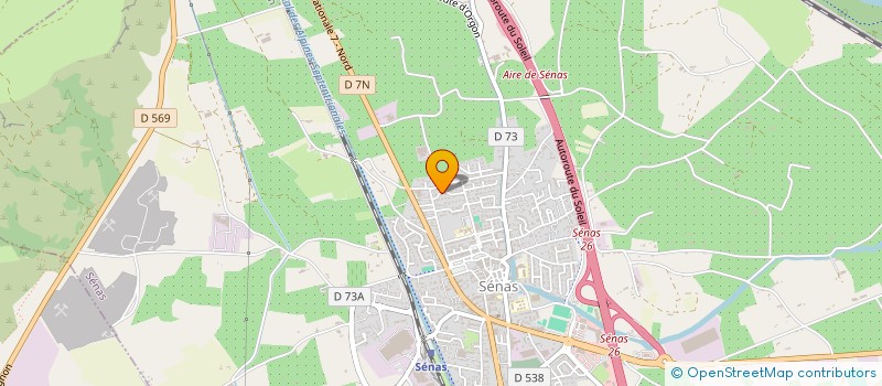 localisation de l'entreprise P M H  SENAS