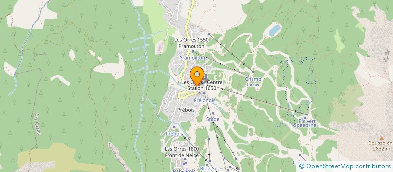 localisation de l'entreprise P.M.H.A.  LES ORRES