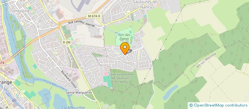 localisation de l'entreprise P.M.I.C.T HOLDING  SAULXURES-LES-NANCY