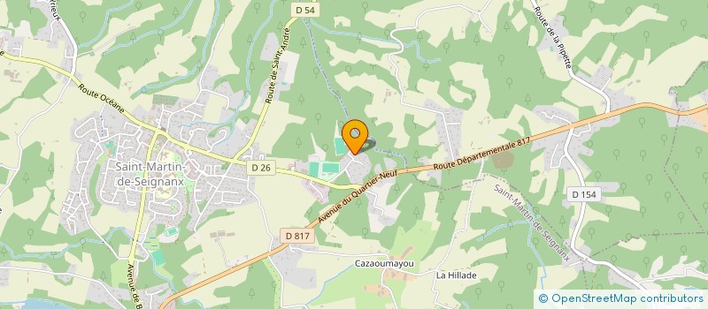 localisation de l'entreprise P.M.K  SAINT-MARTIN-DE-SEIGNANX