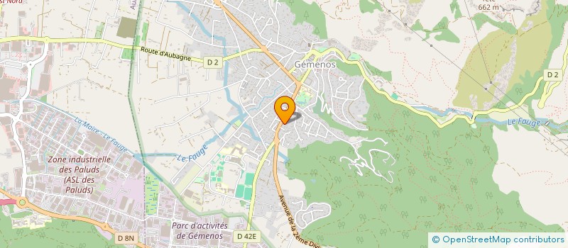 localisation de l'entreprise P.M.N.F  GEMENOS