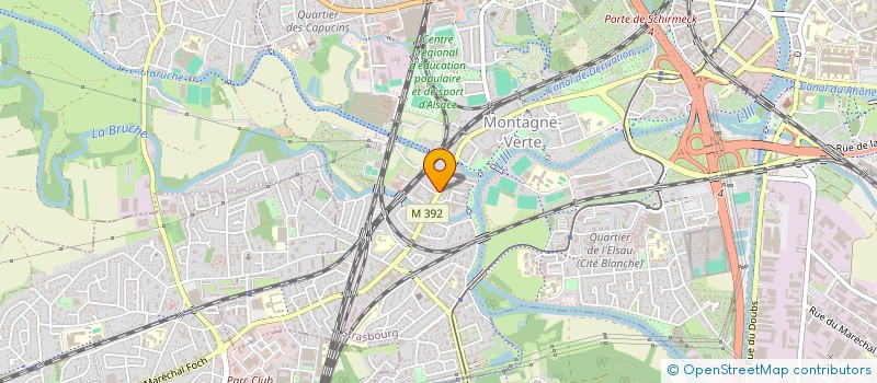 localisation de l'entreprise P.M.P. à STRASBOURG