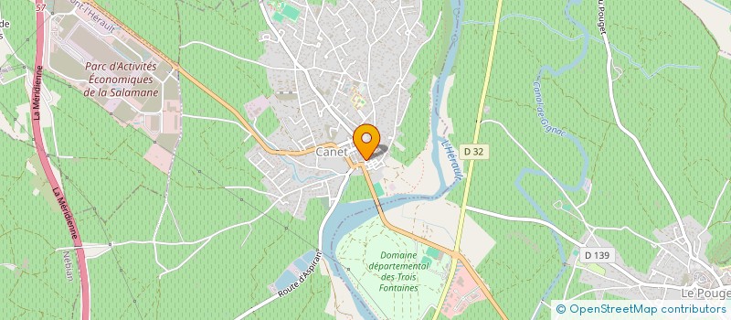 localisation de l'entreprise P.M.P  CANET