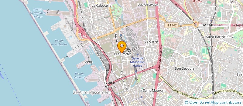 localisation de l'entreprise P M P N à MARSEILLE