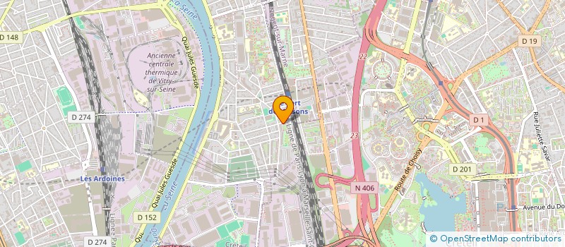 localisation de l'entreprise P.M PARIS  CERGY