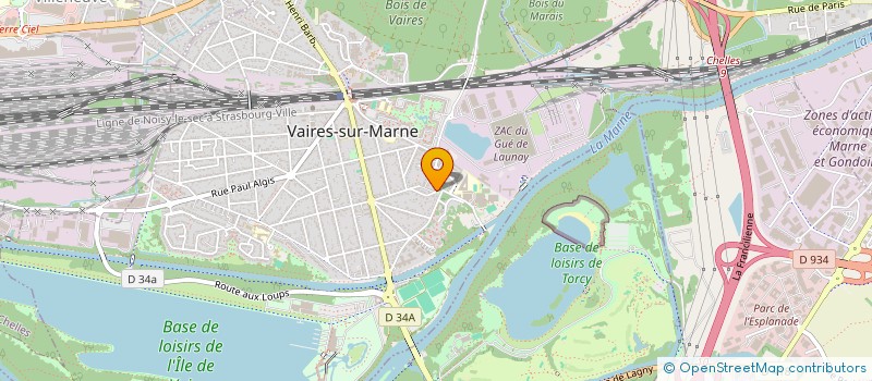 localisation de l'entreprise P&M PARTNERS  VAIRES-SUR-MARNE