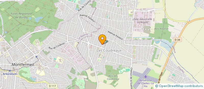 localisation de l'entreprise P.M. PROMOTIONS  CHELLES