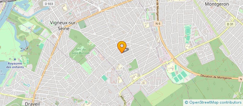 localisation de l'entreprise P M R C  VIGNEUX-SUR-SEINE