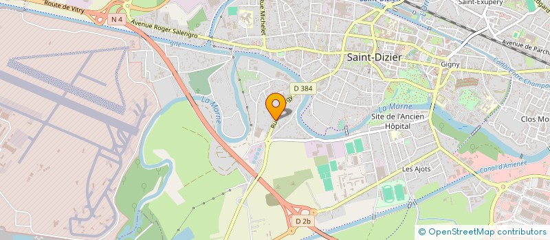 localisation de l'entreprise P.M.S. à SAINT-DIZIER