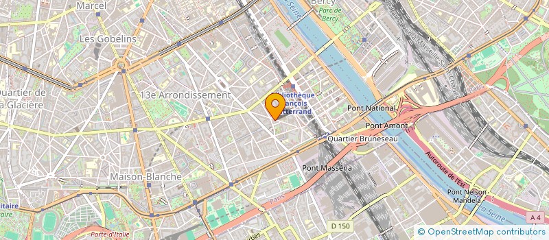 localisation de l'entreprise P.M. SARL  PARIS