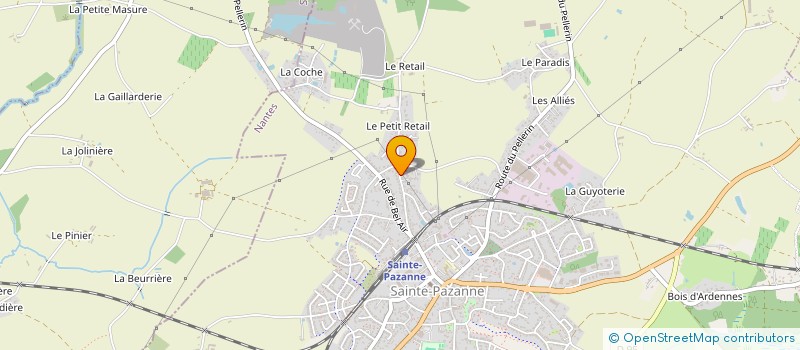 localisation de l'entreprise P.M.T. DE L'ILETTE à SAINTE-PAZANNE