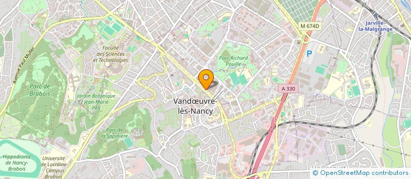 localisation de l'entreprise P.M. TUNING à VANDŒUVRE-LES-NANCY