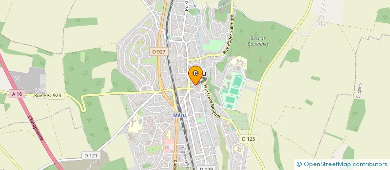 localisation de l'entreprise P.MENEZ NOTAIRE ASSOCIE D'UNE SOCIETE CIVILE PROFESSIONNELLE TITULAIRE D'UN OFFICE NOTARIAL.  MERU