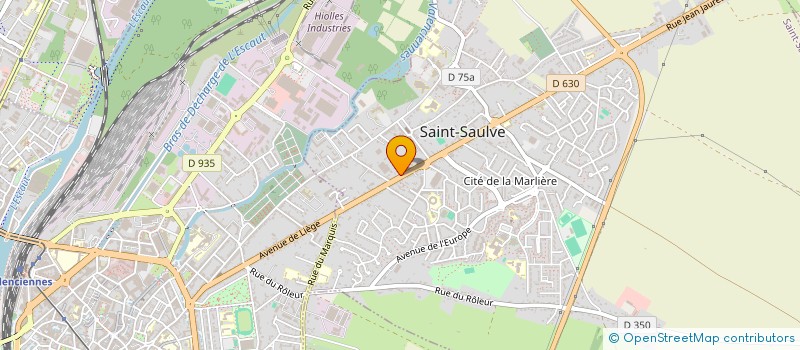 localisation de l'entreprise P MORELLE & FILS  SAINT-SAULVE