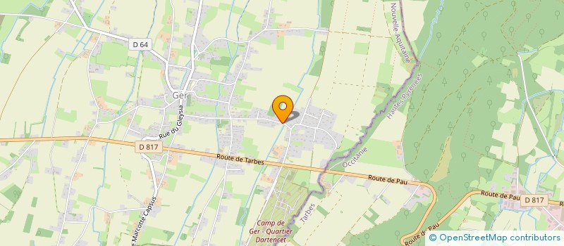 localisation de l'entreprise P.N.  GER