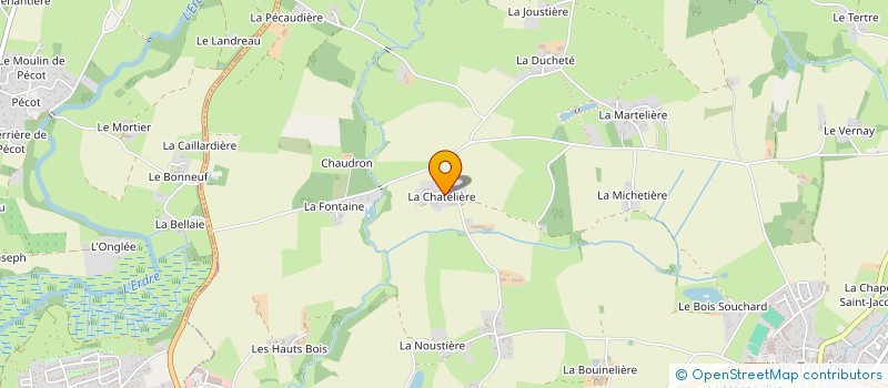 localisation de l'entreprise P.N.B.A.  LES TOUCHES