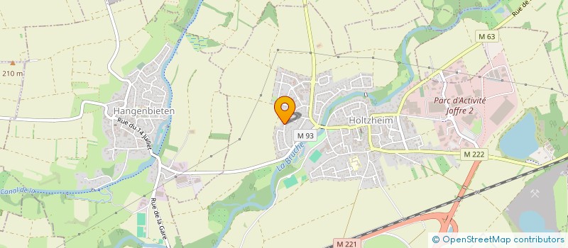 localisation de l'entreprise P.N. DIAGNOSTIC  HOLTZHEIM