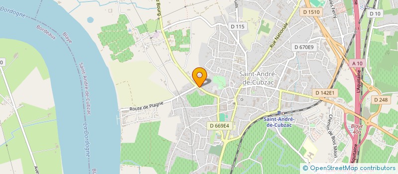 localisation de l'entreprise P N G  SAINT-ANDRE-DE-CUBZAC