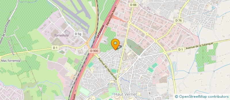 localisation de l'entreprise P.N. IMMOBILIER 66 à PERPIGNAN