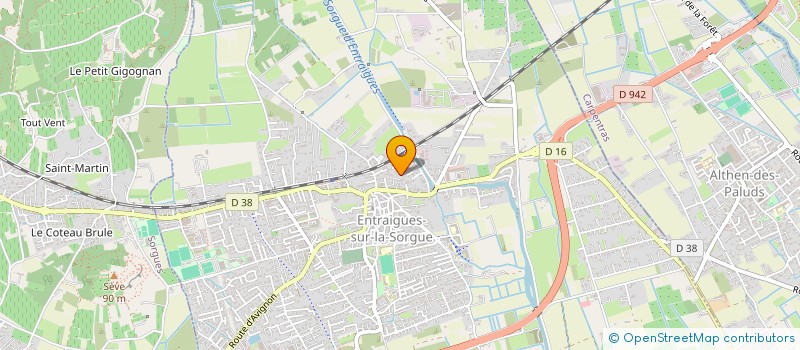 localisation de l'entreprise P.N.J.M  ENTRAIGUES-SUR-LA-SORGUE