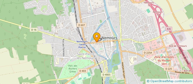 localisation de l'entreprise P.N.M. à NEMOURS