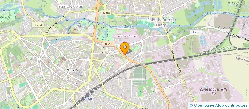 localisation de l'entreprise P.N PARTICIPATIONS  WANCOURT