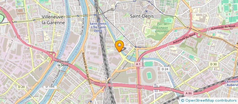 localisation de l'entreprise P.N. PRESTATION  SAINT-DENIS