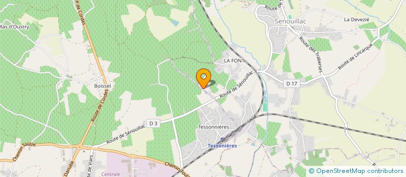 localisation de l'entreprise P&N'S COMPANY FRANCE  SENOUILLAC