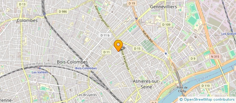 localisation de l'entreprise P.N.S.L. FAMILY à ASNIERES-SUR-SEINE