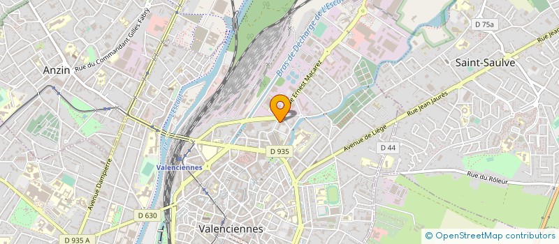 localisation de l'entreprise P.N.T à VALENCIENNES