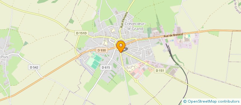 localisation de l'entreprise P.NAPOLEON  CREVECUR-LE-GRAND