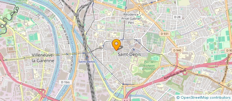 localisation de l'entreprise P NET SERVICE  SAINT-DENIS