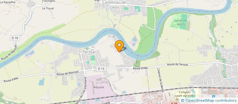 localisation de l'entreprise P NOUVEL à CESTAYROLS