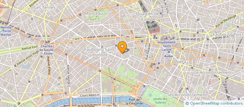 localisation de l'entreprise P.O.G.  PARIS