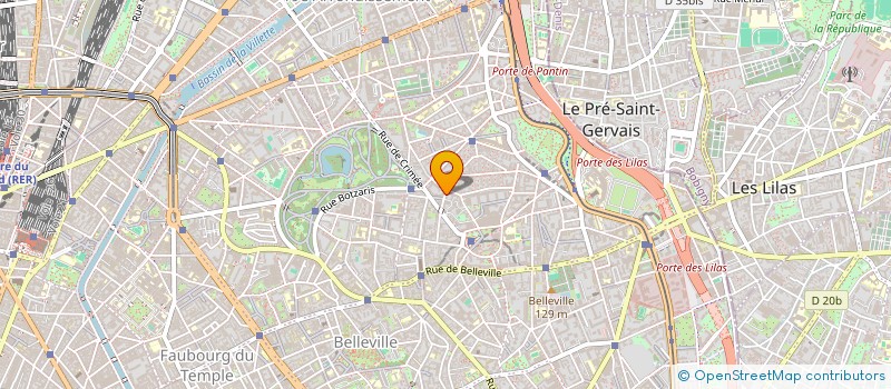 localisation de l'entreprise P ONE  PARIS