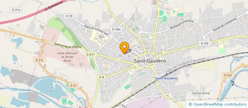 localisation de l'entreprise P&P  SAINT-GAUDENS