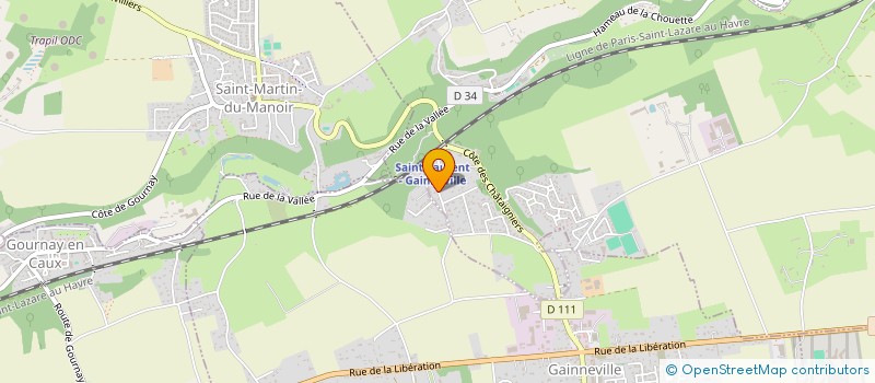 localisation de l'entreprise P&P  SAINT-LAURENT-DE-BREVEDENT