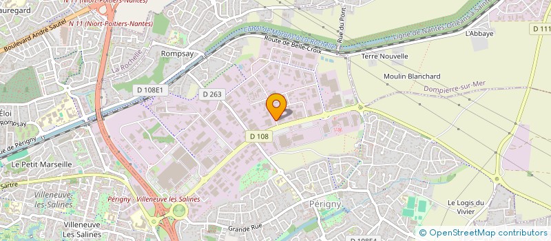 localisation de l'entreprise P & P  PERIGNY