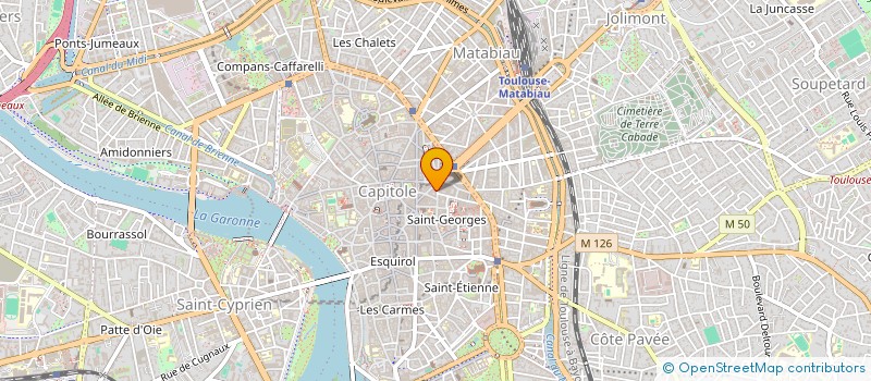localisation de l'entreprise P&P à TOULOUSE