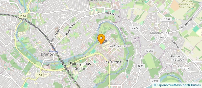 localisation de l'entreprise P&P  EPINAY-SOUS-SENART