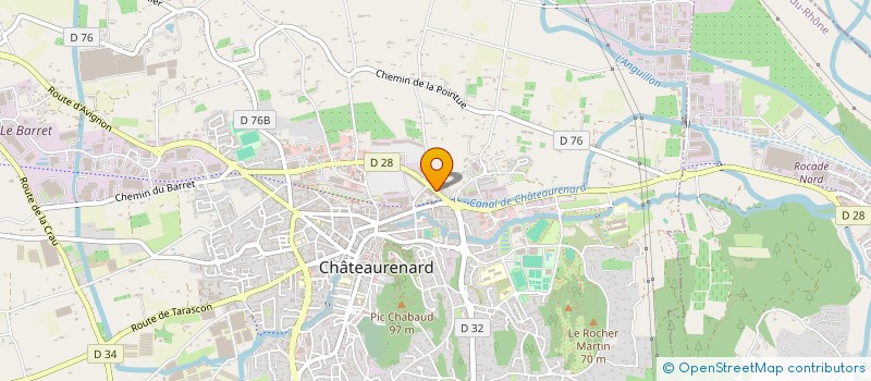 localisation de l'entreprise P.P.A. à CHATEAURENARD