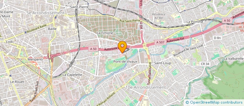 localisation de l'entreprise P.P AUTOS  MARSEILLE